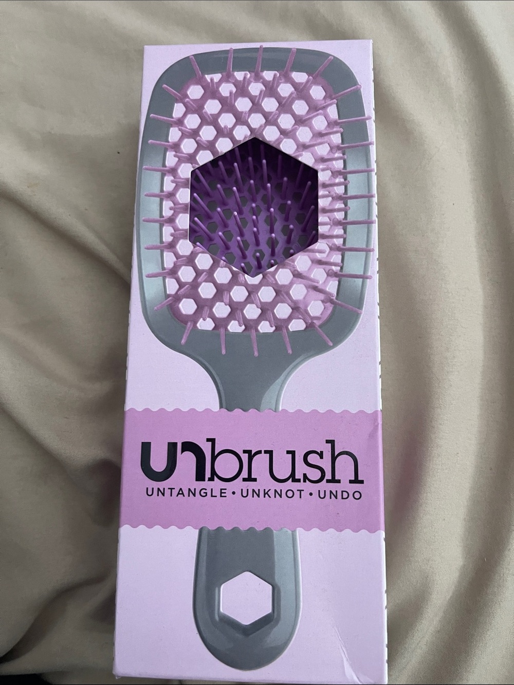 Detangling Hair Brush — Pink & Purple